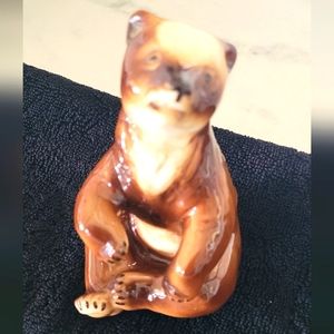 Vintage Royal Dux Porcelain Bear Figurine